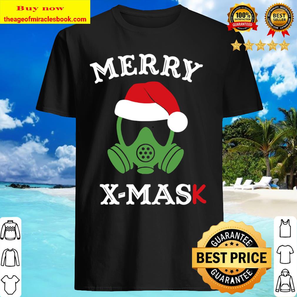 Merry X-Mask Santa Hat Respirator Shirt, Hoodie, Tank top, Sweater Merry X-Mask Santa Hat Respirator Shirt, Hoodie, Tank top, Sweater