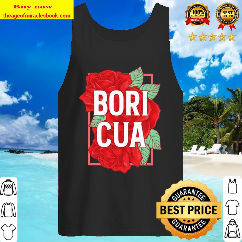 Rose Flower Bori Cua Puerto Rico Tank Top