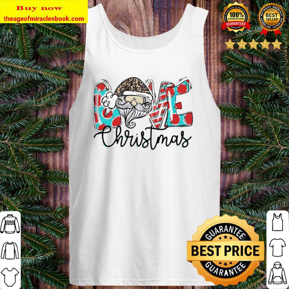Santa Claus love Christmas Tank Top