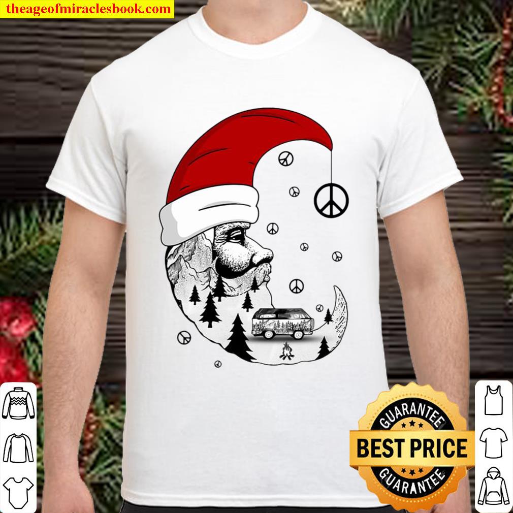 Santa Moon Hippie Shirt, Hoodie, Long Sleeved, SweatShirt