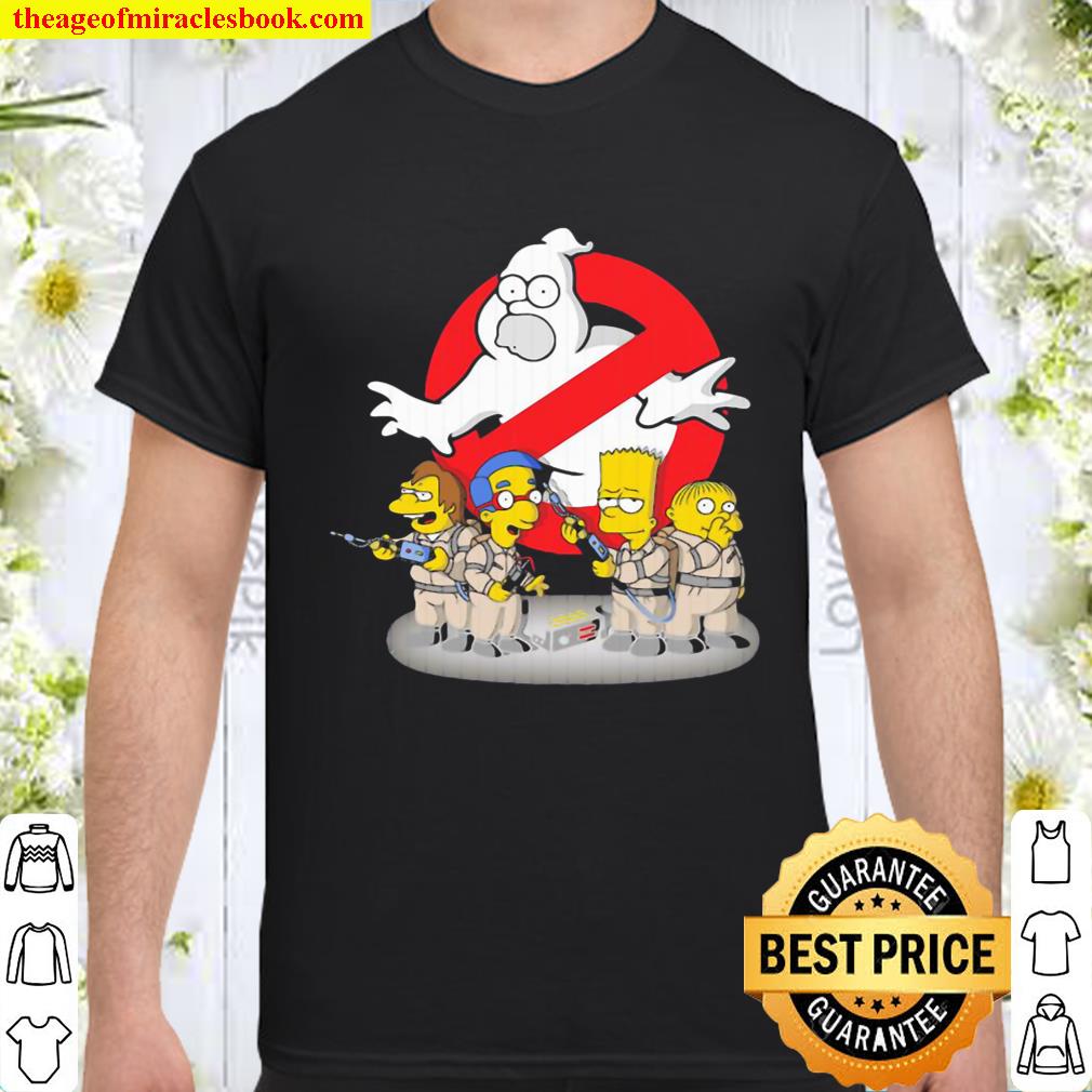 The Simpsons Family ghostbuster New shirt