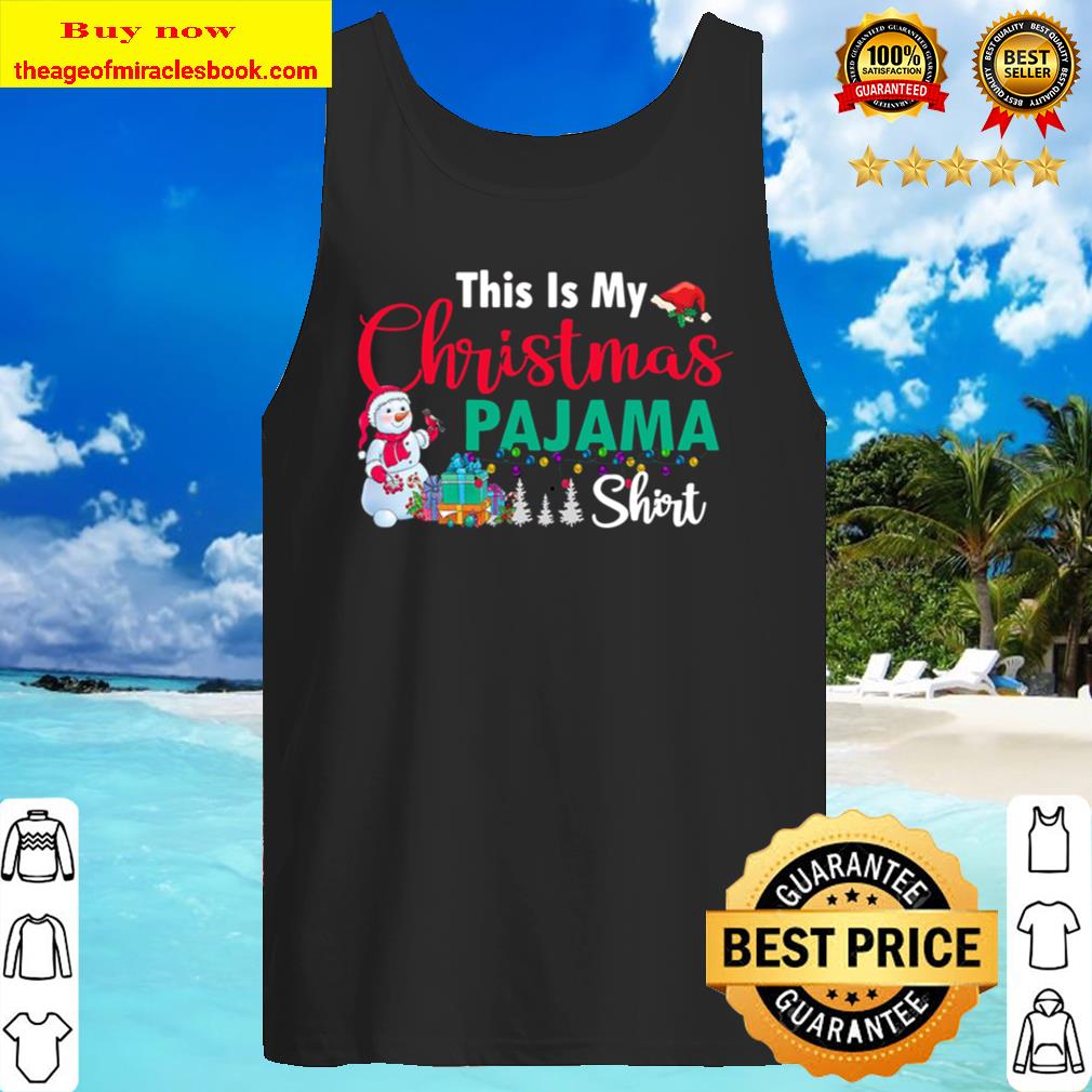 This Is My Christmas Pajama Tank Top
