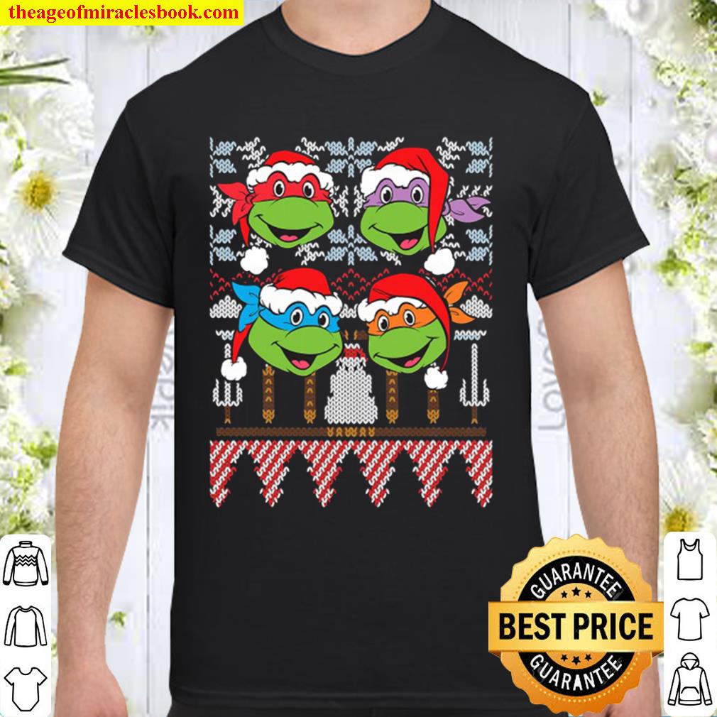 Tmnt Ugly Xmas Sweaters All Turtles Shirt, Hoodie, Long Sleeved, SweatShirt