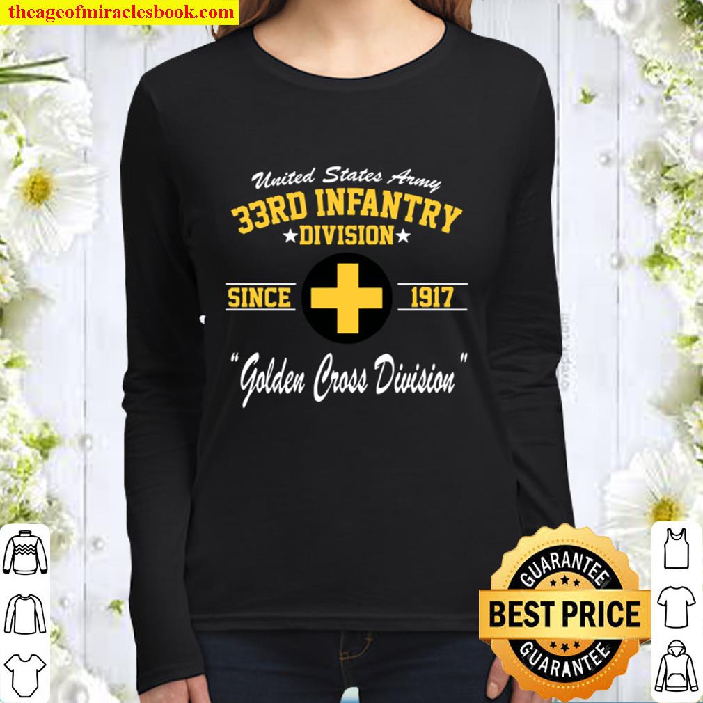 US Army 33rd Infantry Division Women Long Sleeved