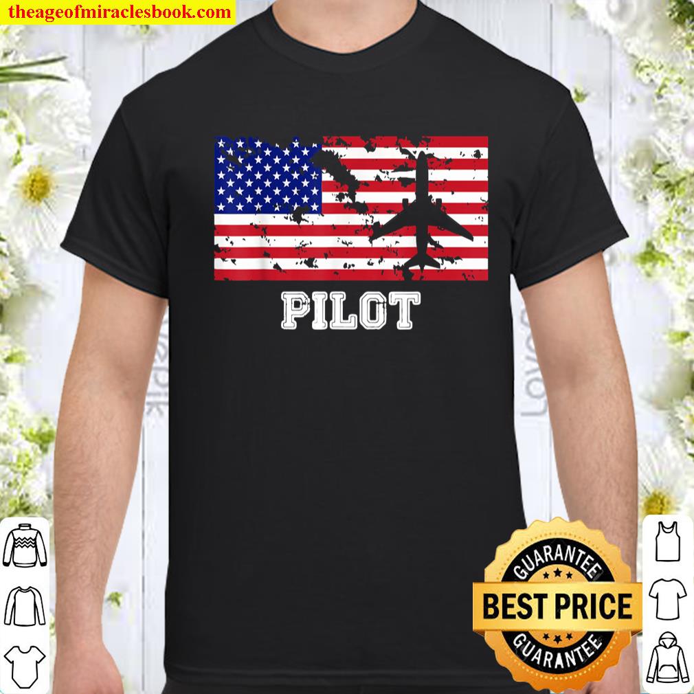 American Flag Pilot T Shirt Gift (Aviation Tees) New shirt American Flag Pilot T Shirt Gift (Aviation Tees) New shirt