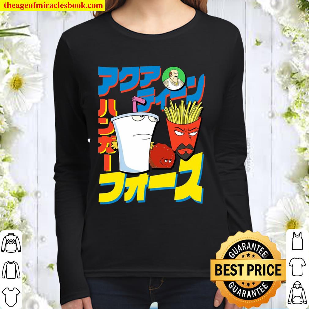 Aqua Teen Hunger Force Japanese Comic Women Long Sleeved