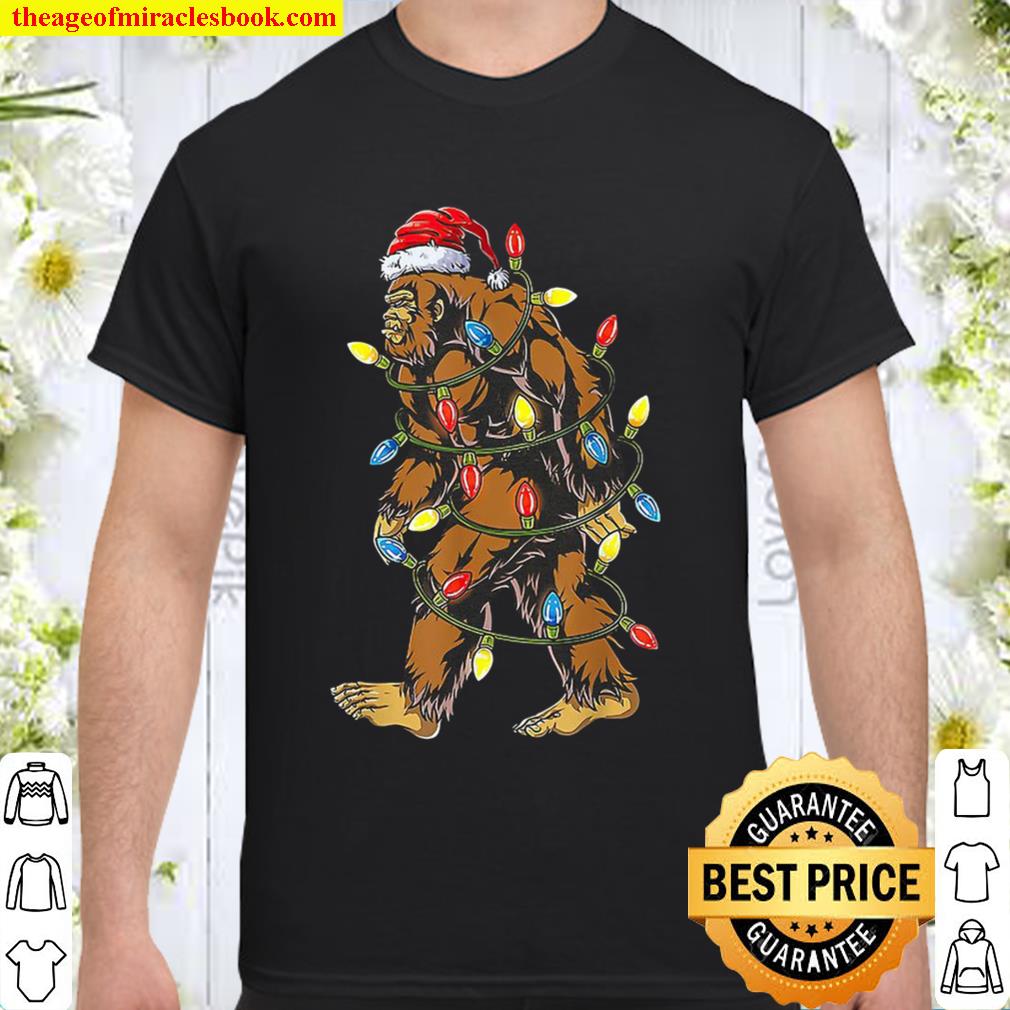 Bigfoot Santa Christmas Tree Lights 2020 Shirt, Hoodie, Long Sleeved, SweatShirt Bigfoot Santa Christmas Tree Lights 2020 Shirt, Hoodie, Long Sleeved, SweatShirt