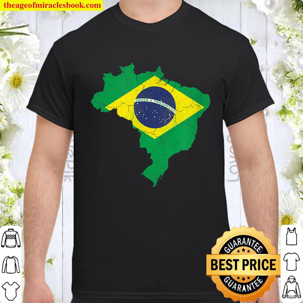 Brazil Flag [distressed] Hot Shirt, hoodie, tank top, sweater