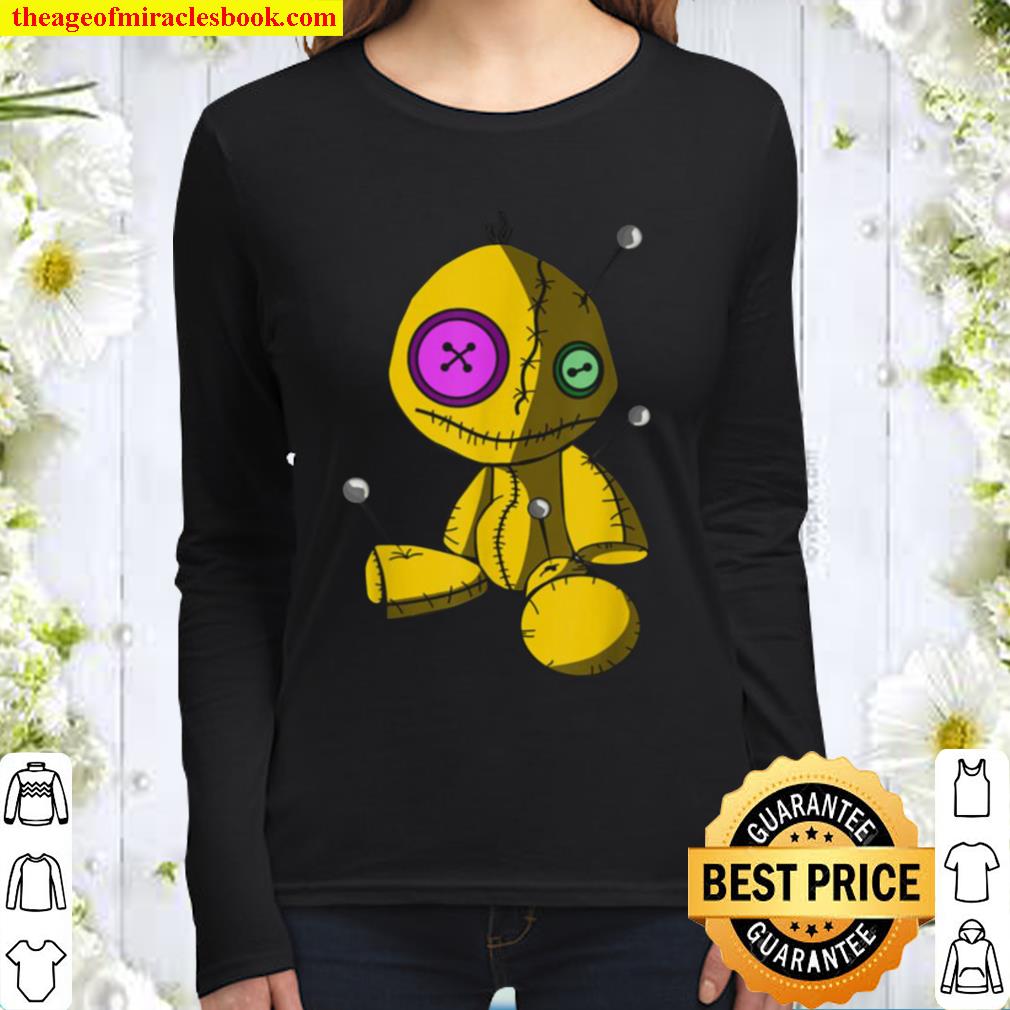 CREEPY HAUNTED DOLL CHARACTER Women Long Sleeved