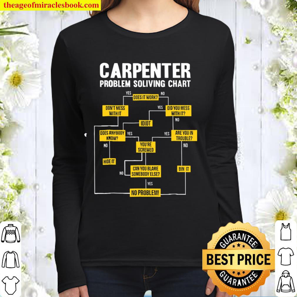 Carpenter Problem Solving Chart Women Long Sleeved
