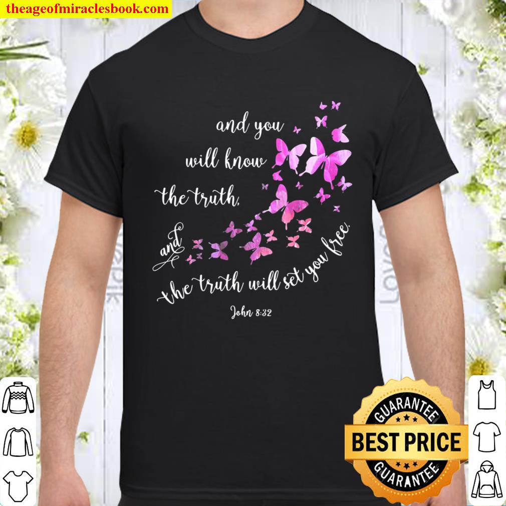 Christian Bible Verse Butterfly Shirt