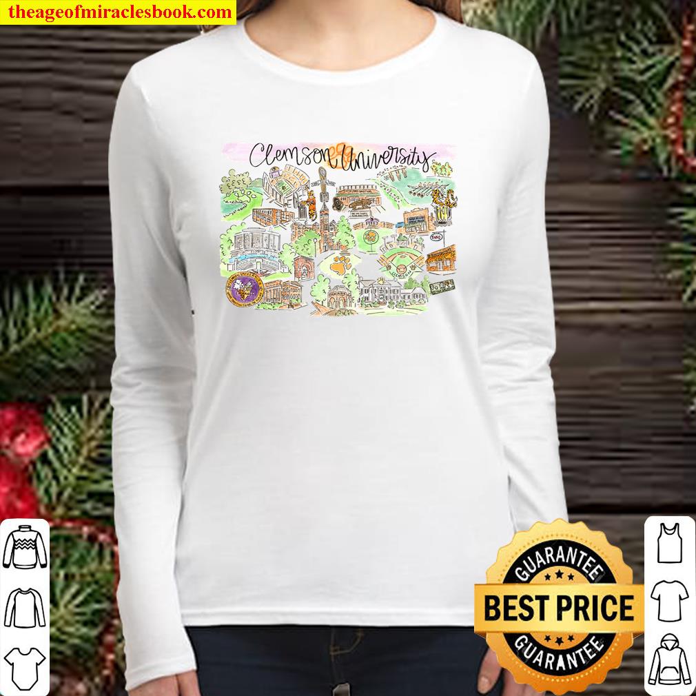 Alternative view of Clemson University Next Level Raglan - Collaboration with Caris Art Shirt