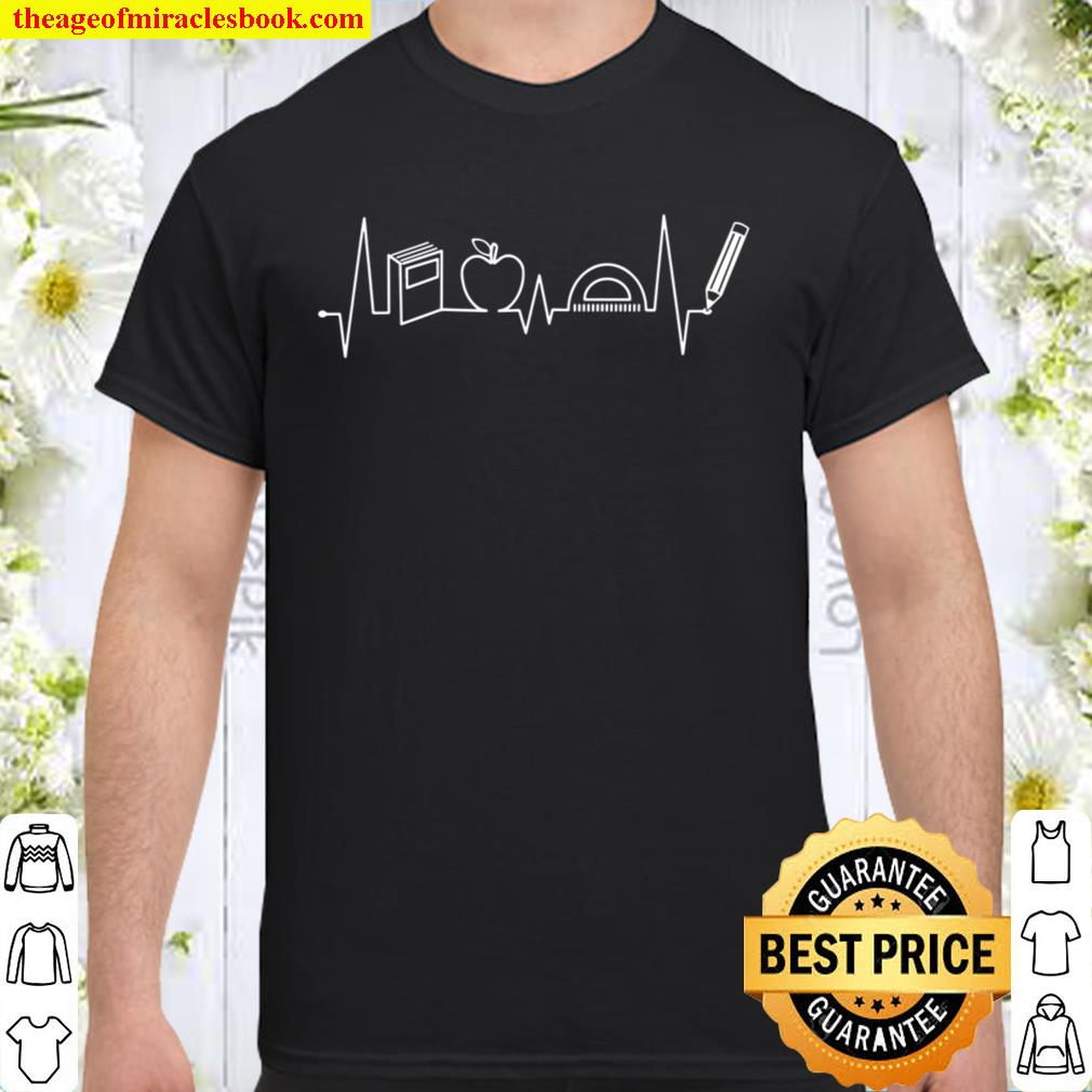 Cute Teacher Heartbeat Teaching Gift hot Shirt, Hoodie, Long Sleeved, SweatShirt Cute Teacher Heartbeat Teaching Gift hot Shirt, Hoodie, Long Sleeved, SweatShirt