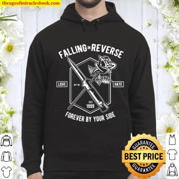 Falling In Reverse Love Hate Forever By Your Side Hoodie