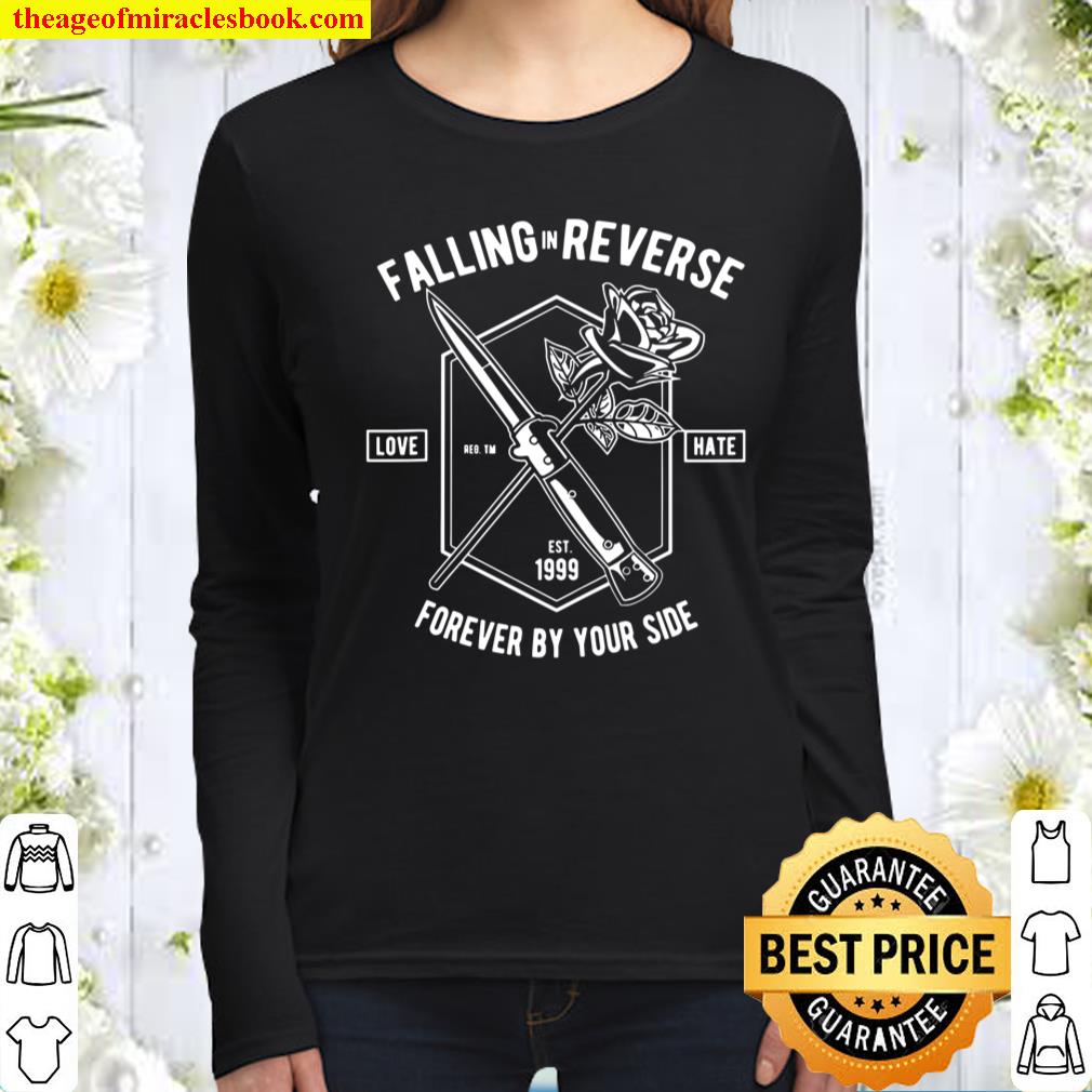 Falling In Reverse Love Hate Forever By Your Side Women Long Sleeved