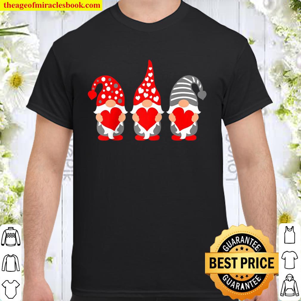 Gnomes Hearts Valentine Day Shirts For Couple Raglan Baseball 2020 Shirt, Hoodie, Long Sleeved, SweatShirt
