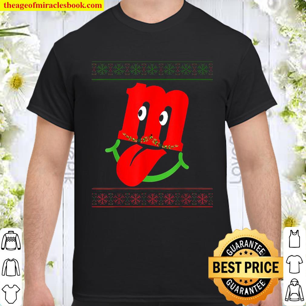 Letter M Shirt Lower Case Alphabet Matching Christmas T-Shirt