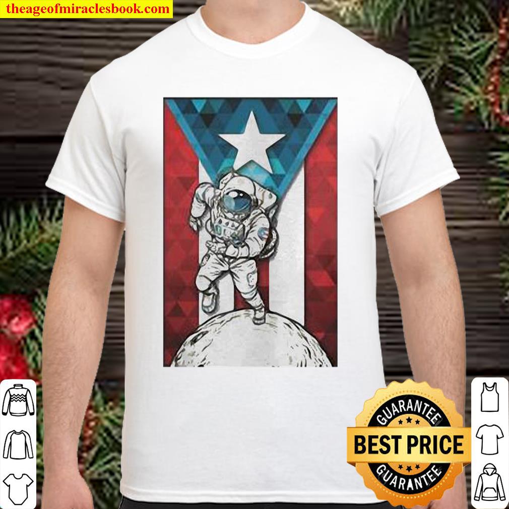 Official Astronaut Borincano Flag hot Shirt, Hoodie, Long Sleeved, SweatShirt