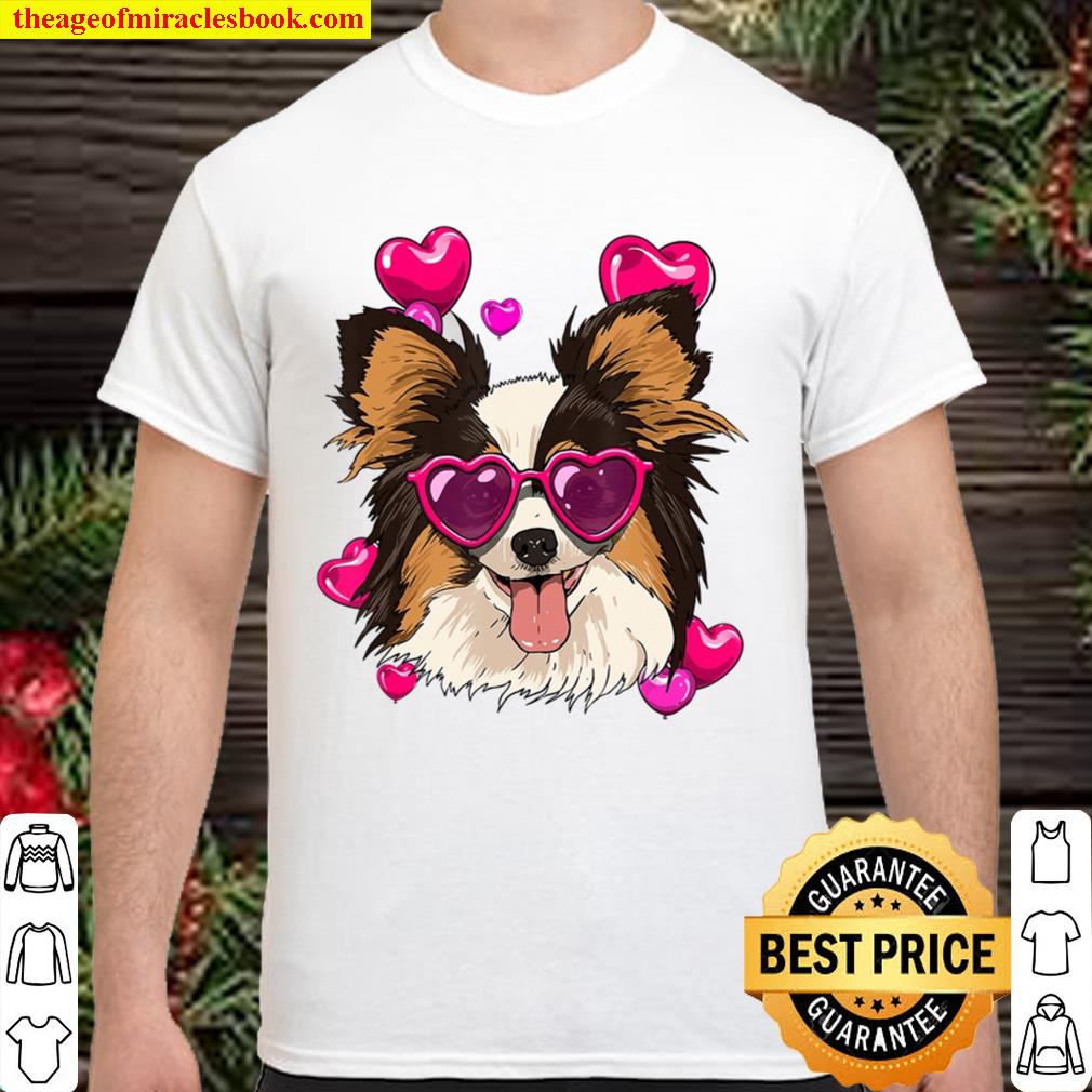 Papillon Valentines Day Shirt Heart Dog Lover limited Shirt, Hoodie, Long Sleeved, SweatShirt Papillon Valentines Day Shirt Heart Dog Lover limited Shirt, Hoodie, Long Sleeved, SweatShirt