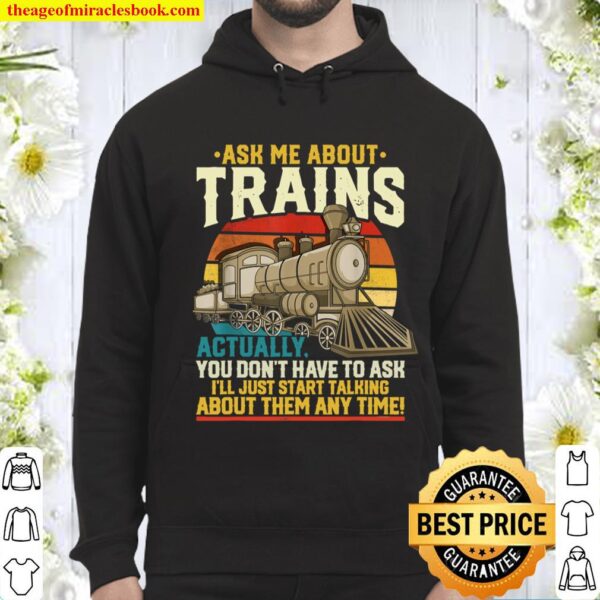 Trainspotting Trainspotter Model Trains Train Model Hoodie