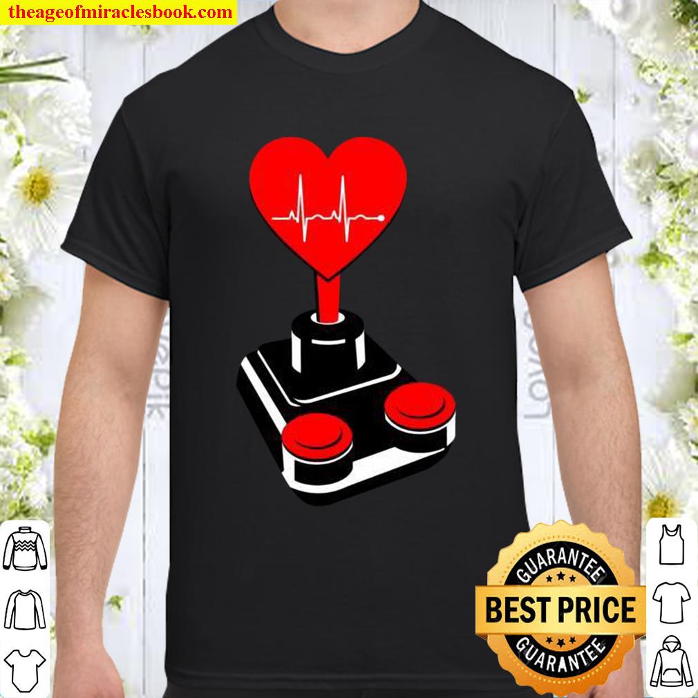 Video Gamer Heart Controller Valentine’s Day Boys new Shirt, Hoodie, Long Sleeved, SweatShirt