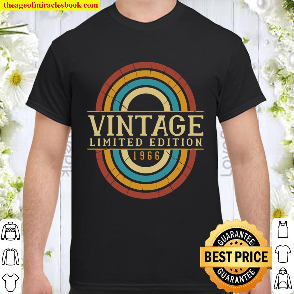 Vintage 1966 Limited Edition Gift 55Th Birthday 2020 Shirt, Hoodie, Long Sleeved, SweatShirt Vintage 1966 Limited Edition Gift 55Th Birthday 2020 Shirt, Hoodie, Long Sleeved, SweatShirt
