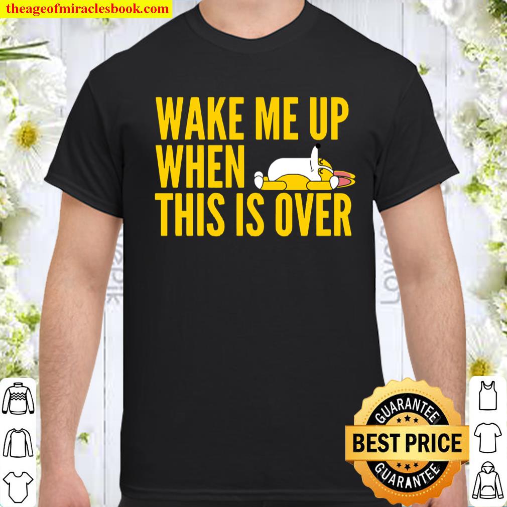 Wake Me Up When This Is Over Sleeping Dog Shirt