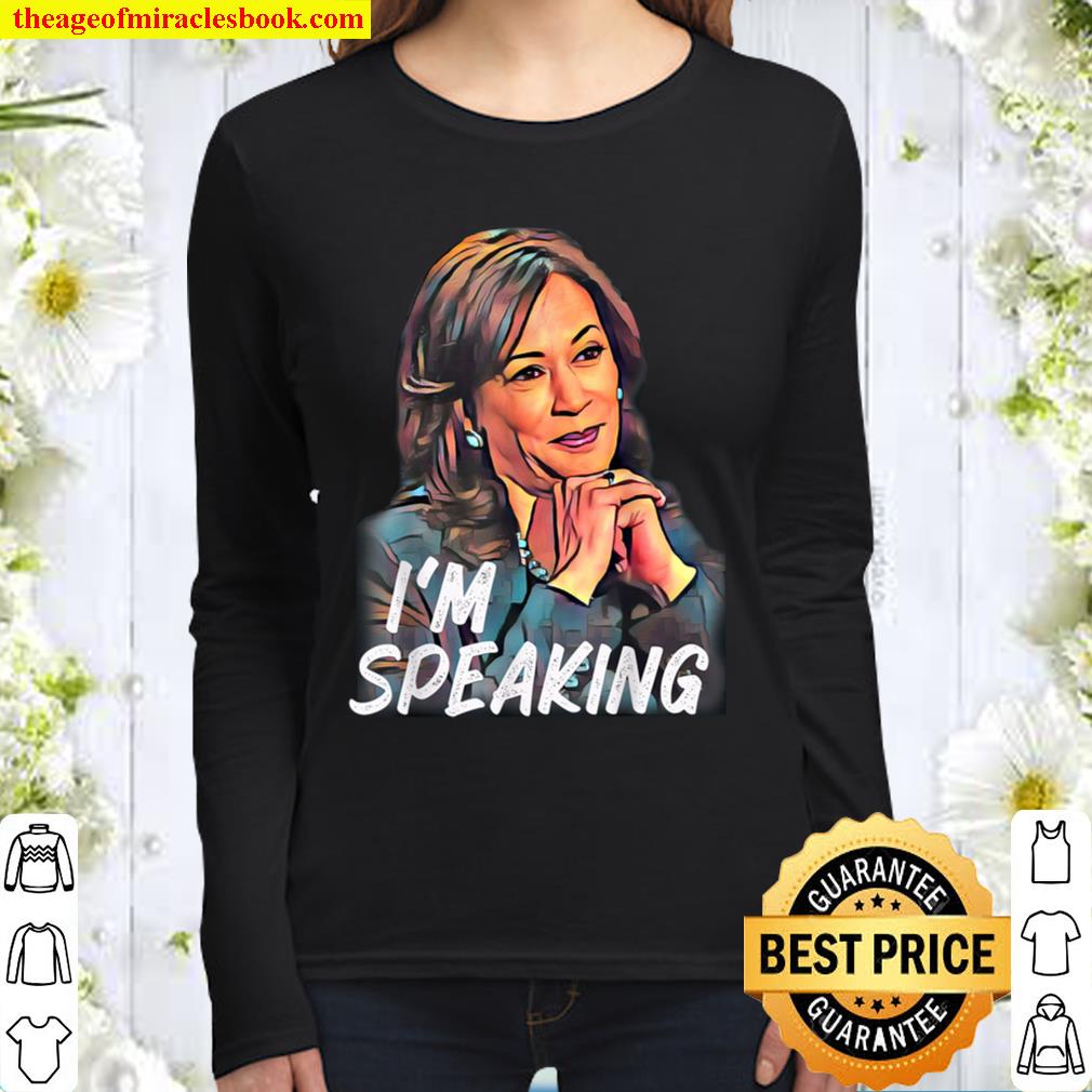 Biden Harris I_m Speaking Debate 2020 Women Long Sleeved
