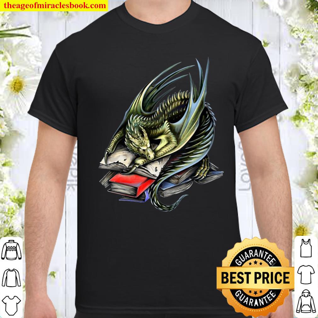 Book Wyrm – Magical Dragon Book Worm Reading shirt