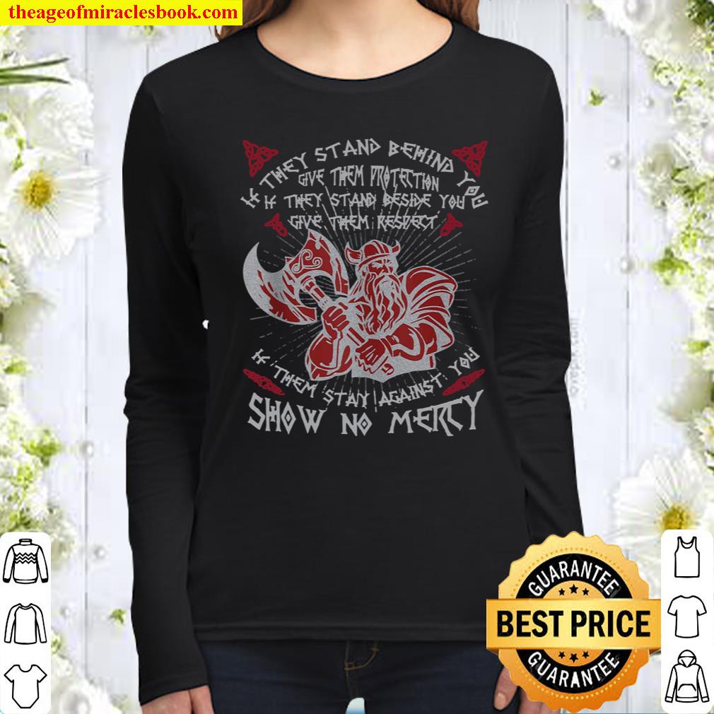 Brave Viking Tee Viking Roots Fans Culture Celtic Gift Women Long Sleeved
