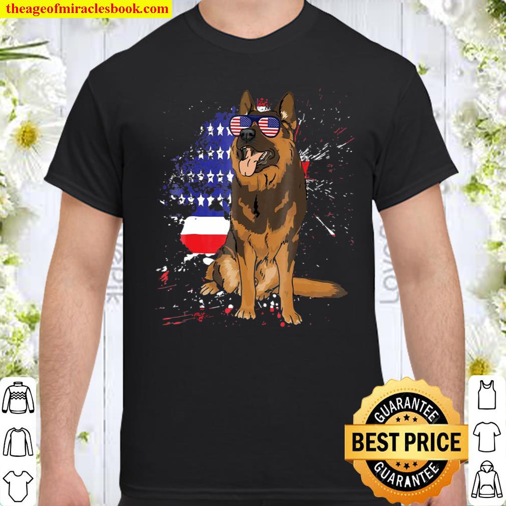 Funny German Shepherd Independence Day shirt, hoodie, tank top, sweater