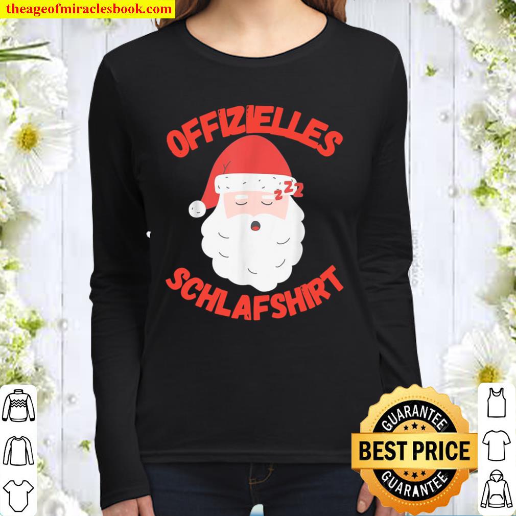 Official Santa Claus Pyjamas Christmas Women Long Sleeved