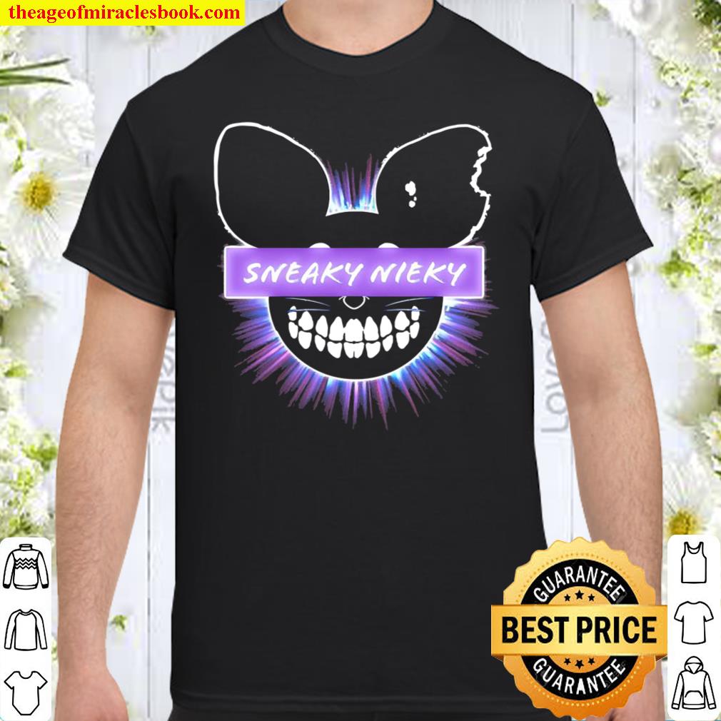Sneakynieky Violet Glow Logo Premium shirt, hoodie, tank top, sweater