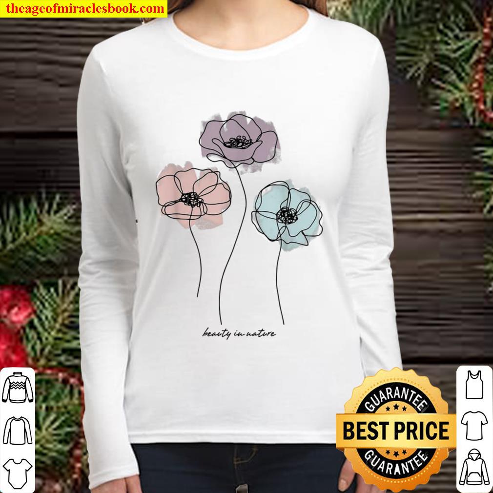 Trendy Beauty In Nature Women Long Sleeved