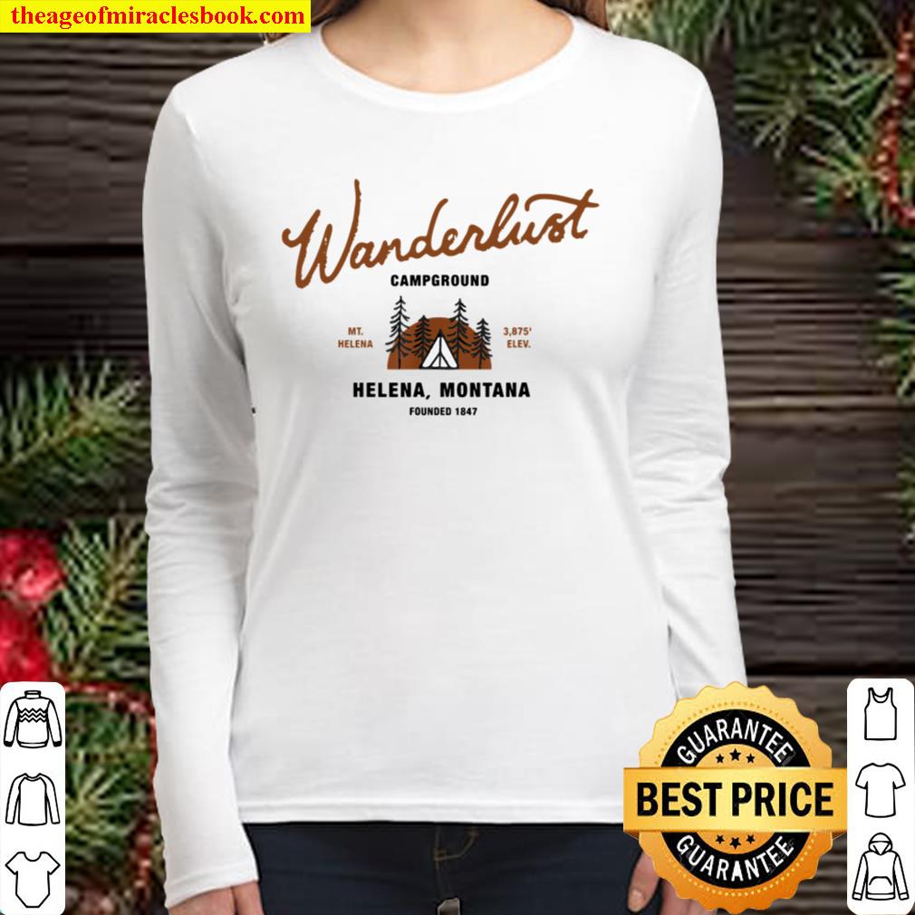 Wanderlust Campground Women Long Sleeved
