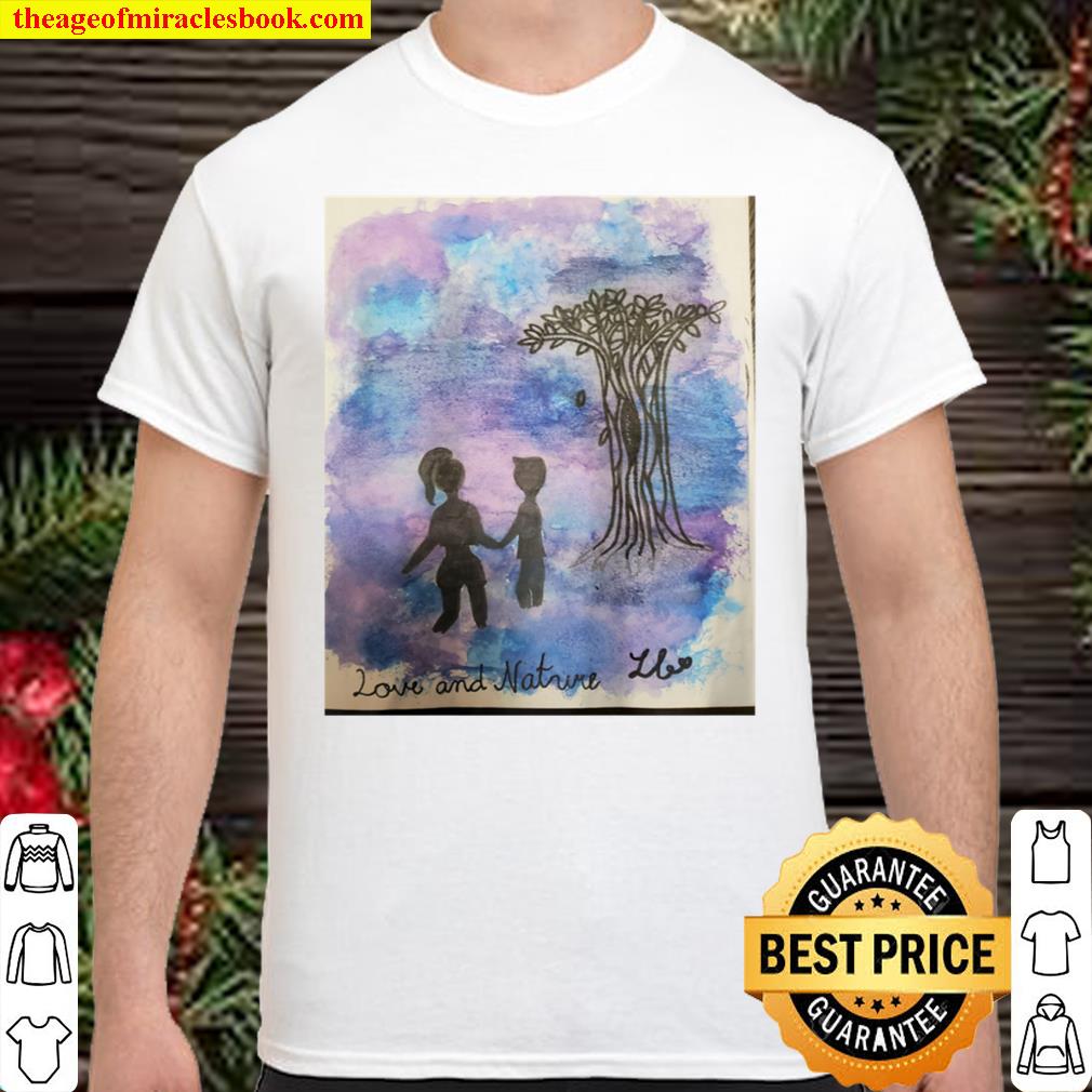 Womens Love & Nature Raglan Baseball Tee shirt