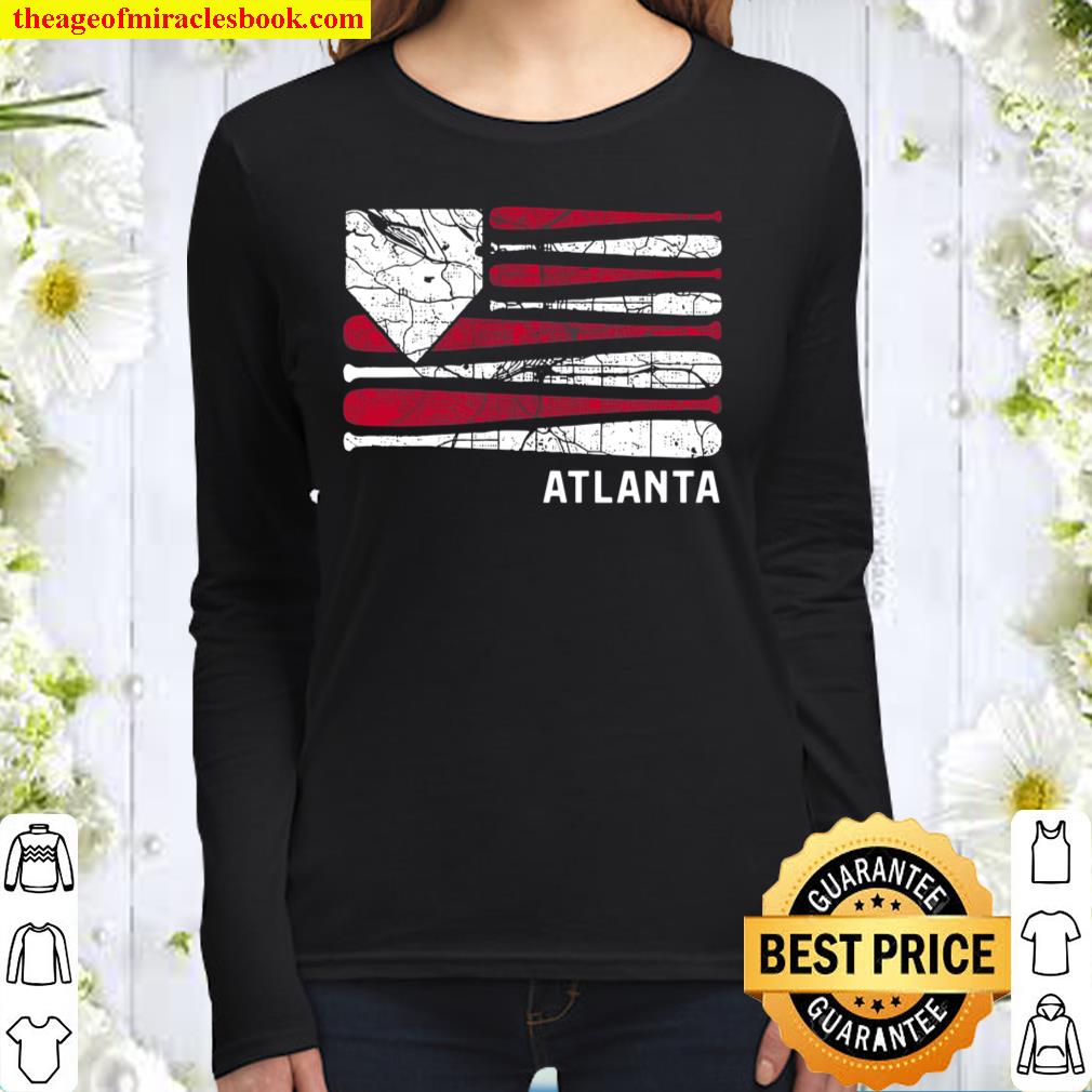 Atlanta Baseball Is American Women Long Sleeved