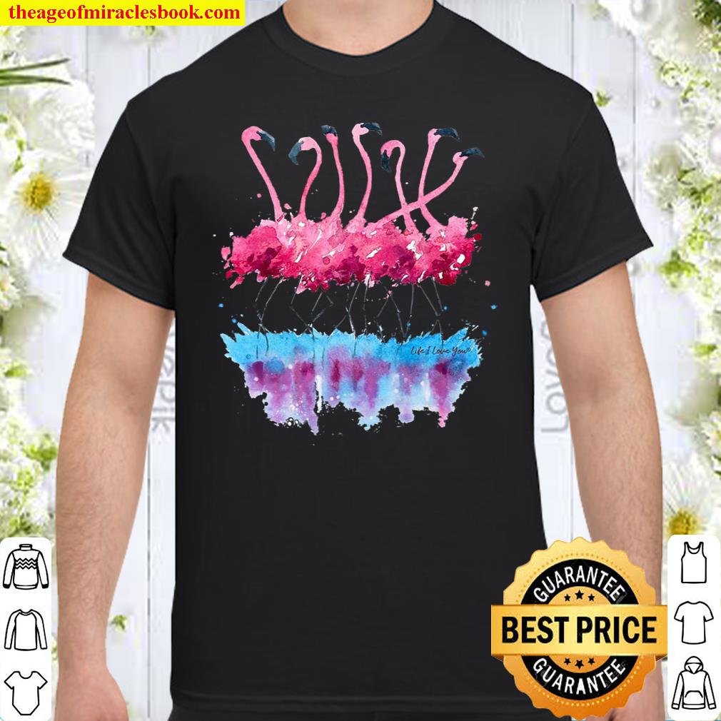 Beautiful Tropical Dancing Pink Flamingos shirt, hoodie, tank top, sweater Beautiful Tropical Dancing Pink Flamingos shirt, hoodie, tank top, sweater