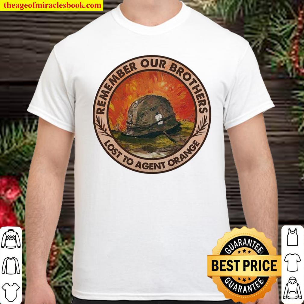 Remember our brothers lost to agent orange shirt, hoodie, tank top, sweater