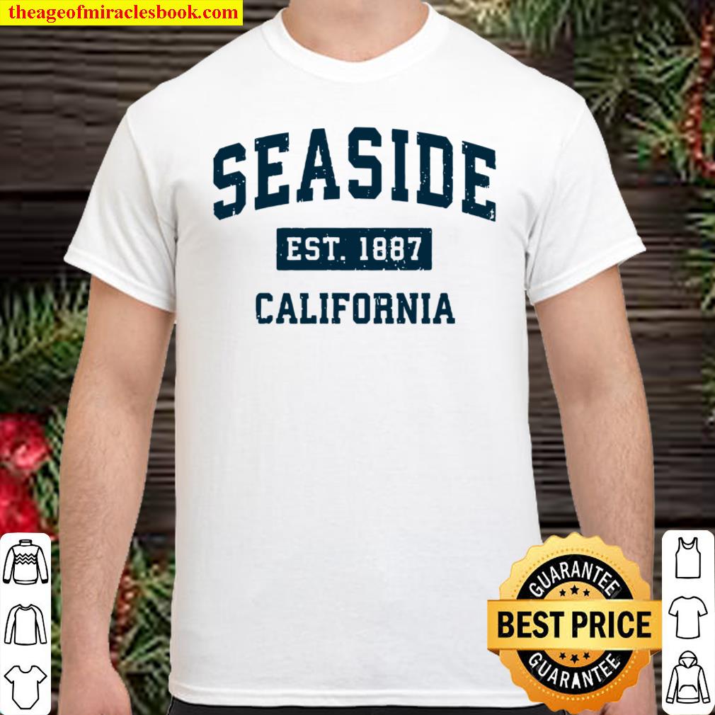Seaside California Ca Vintage Sports Design Navy Print shirt, hoodie, tank top, sweater Seaside California Ca Vintage Sports Design Navy Print shirt, hoodie, tank top, sweater