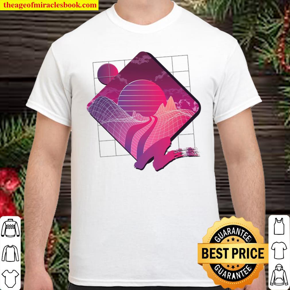 Vaporwave Aesthetic Landscape Retrowave Synthwave Clothing shirt, hoodie, tank top, sweater