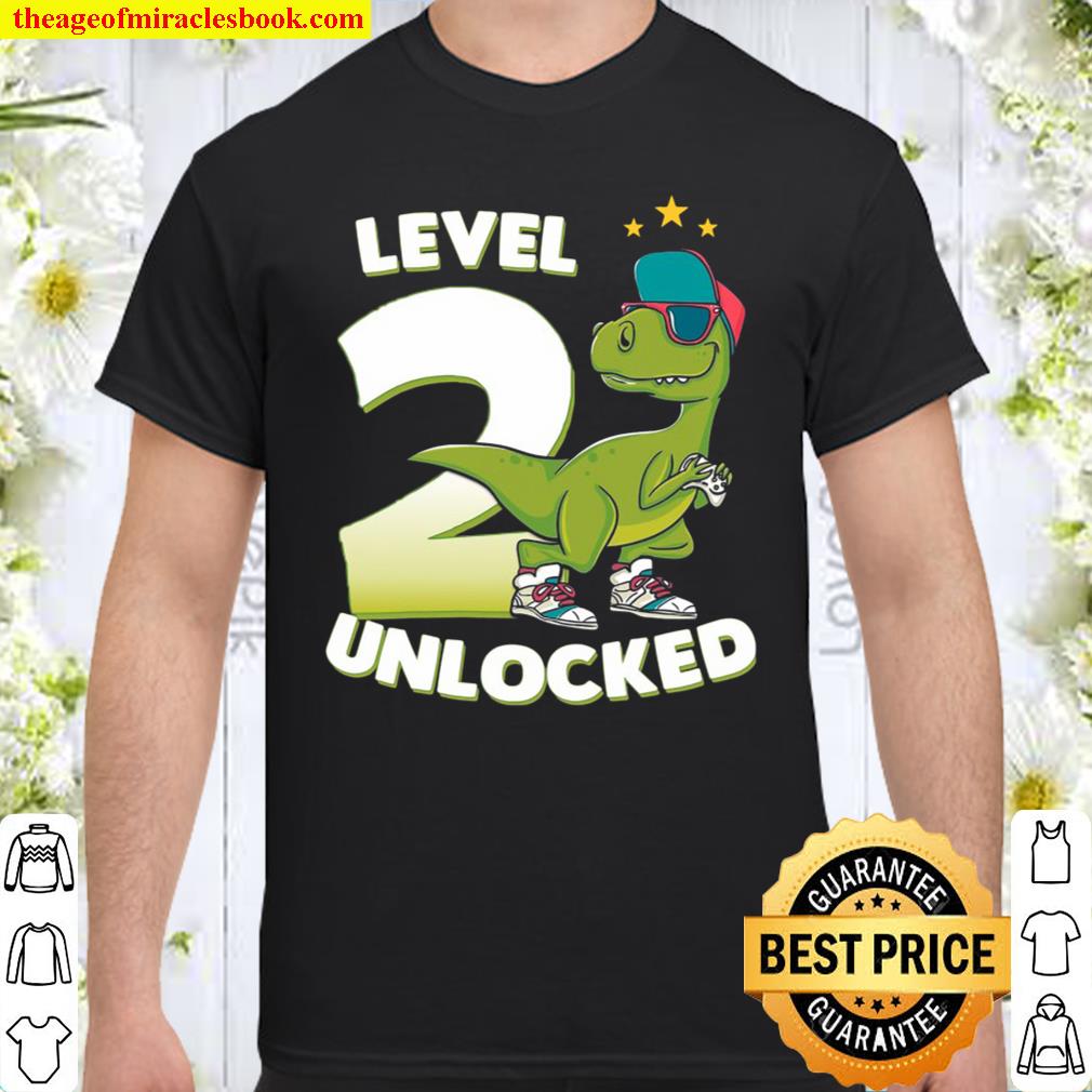 2Nd Birthday Dinosaur Rex 2 Years Old Boys shirt, hoodie, tank top, sweater