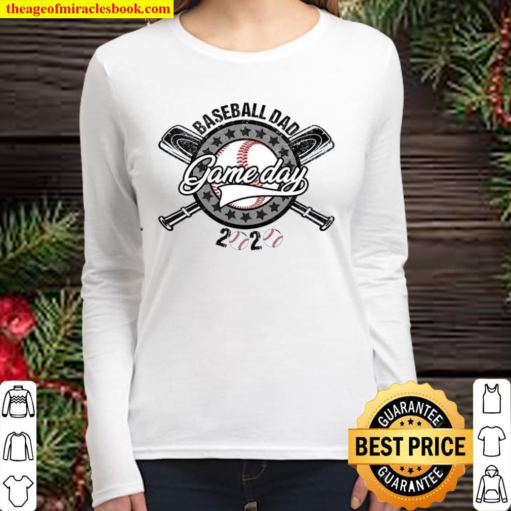 Baseball Dad Game Day 2020 Women Long Sleeved