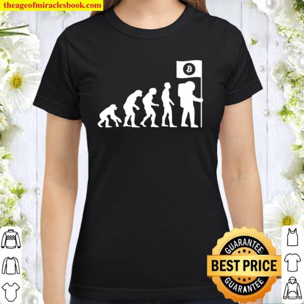Bitcoin Crypto Evolution Revolution Classic Women T-Shirt