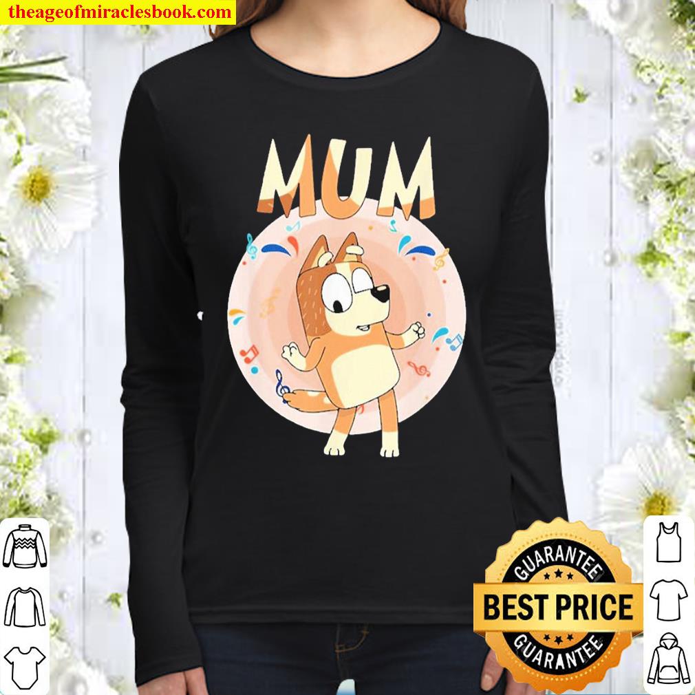 Bluey dad mom Women Long Sleeved