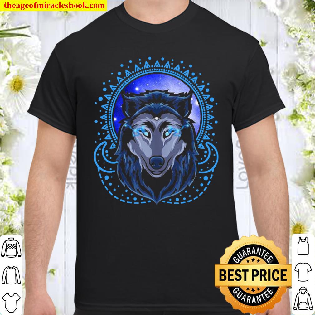 Cool Mystical Fantasy Three Eyed Wolf Shirt, hoodie, tank top, sweater 