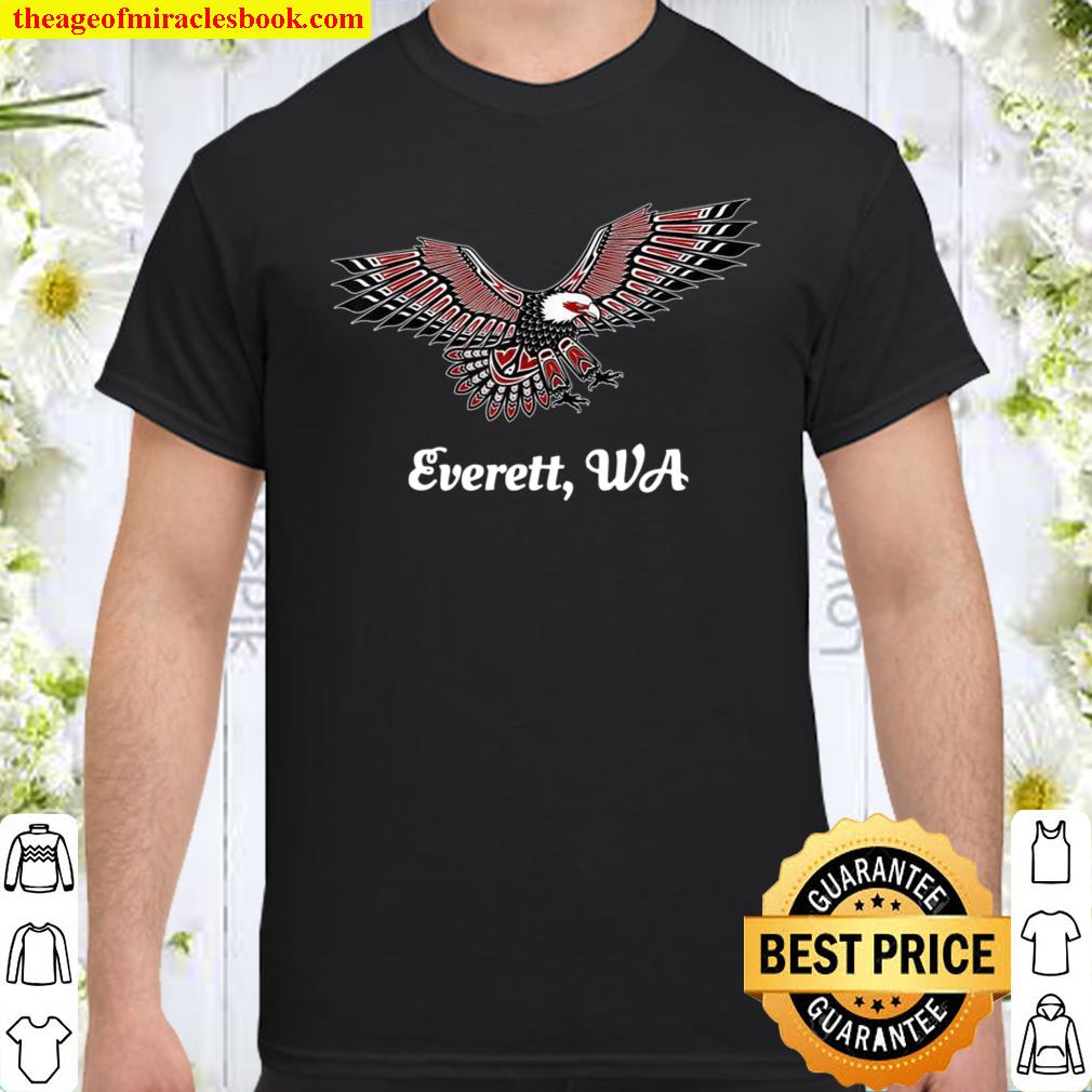 Everett, WA Eagle PNW Native American Totem Shirt, hoodie, tank top, sweater