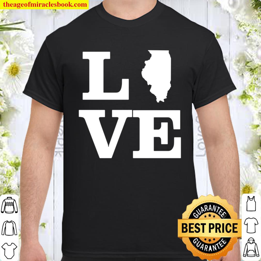 Illinois Love Design State Outline Illinois Home new Shirt, Hoodie, Long Sleeved, SweatShirt