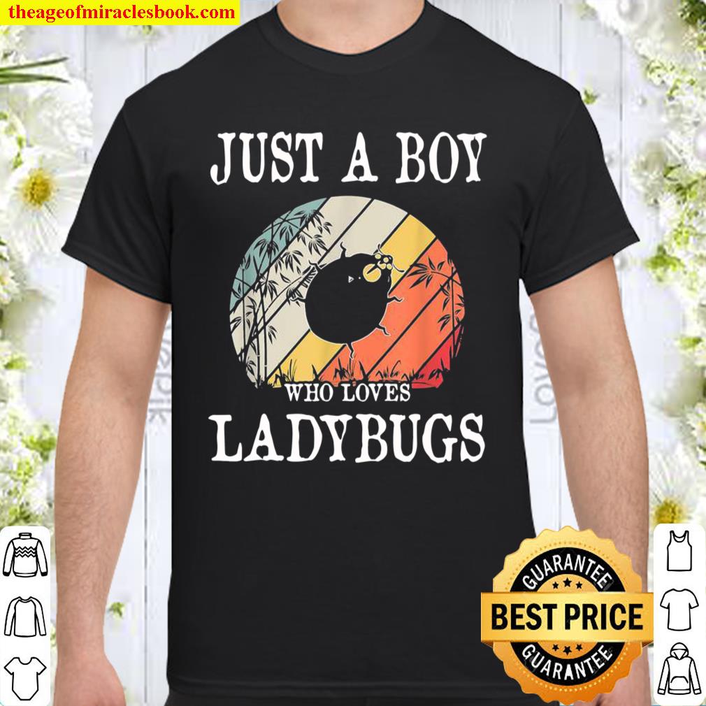 Just A Boy Who Loves Ladybugs Shirt, hoodie, tank top, sweater