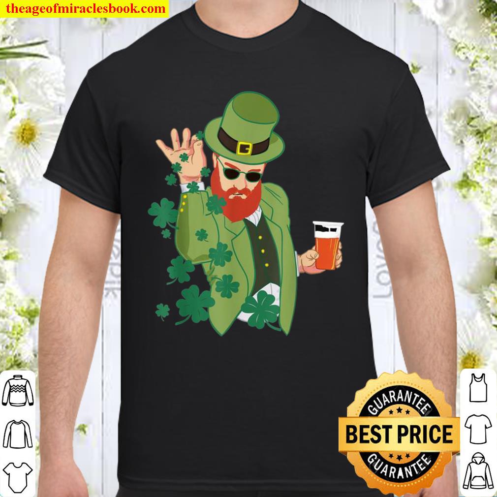 Leprechaun throwing shamrocks hot Shirt, Hoodie, Long Sleeved, SweatShirt Leprechaun throwing shamrocks hot Shirt, Hoodie, Long Sleeved, SweatShirt